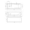 Фронтальная панель AM.PM Gem S W93A-170-070B-P черная фото 4