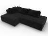 Диван угловой Лига Диванов Лига-103 134819L Черный фото 6