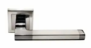 Дверная ручка Morelli DIY MH-35 DIY MH-35 SN/BN-S (Белый никель/черный никель)