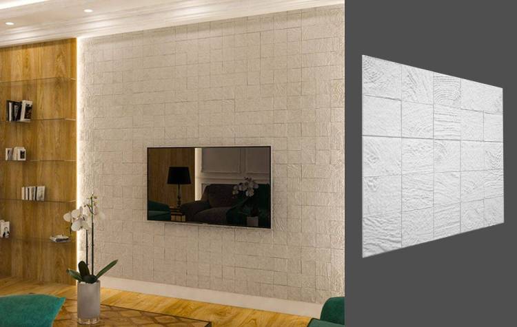 Гипсовая панель Deco Line Nature E-07 60x1.5x60
