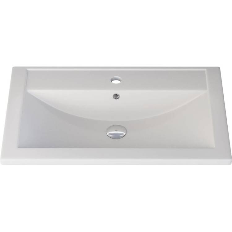 Раковина Uperwood Foster Quartz 291030032 белая матовая, жасмин, 70x45.5