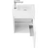Тумба с раковиной BelBagno Pietra Mini 40 R bianco lucido фото 5