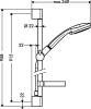 Душевой гарнитур Hansgrohe Croma 100 1jet 27724000 Unica'C фото 9