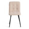 Стул Tetchair Medeo LT 25226 бежевый, черный, велюр фото 5