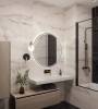 Раковина-столешница Armadi Art Flat 859-120-CLCT моноблок Calacatta 1210x452x80 фото 3
