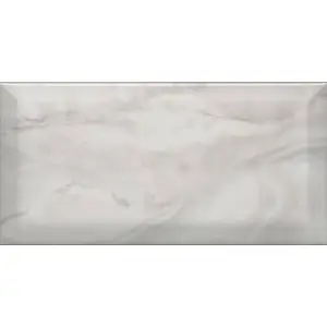 Керамическая плитка Kerama Marazzi Сеттиньяно 19075 Белый Грань Глянцевый 9.9x20
