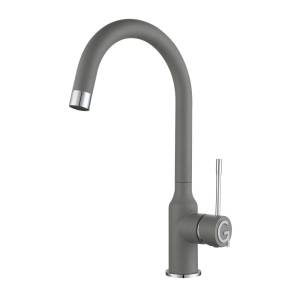 Смеситель для кухни Rivelato Garda 1923502 серый, хром