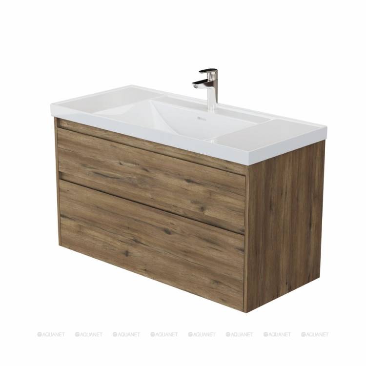 Тумба с раковиной Aquanet Nova Lite 2.0 110 365918 Дуб рустикальный