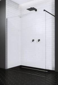 Боковая стенка Radaway Modo New II Black 70 389074-54-01 Черный, Прозрачное 70x200