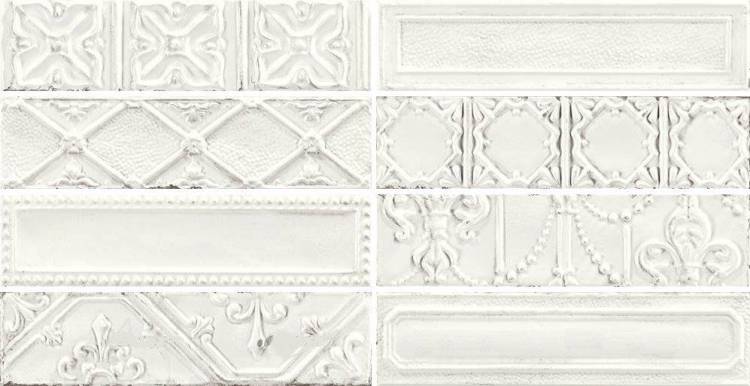 Декор RAGNO Eden R12C Tin Bianco 7x28