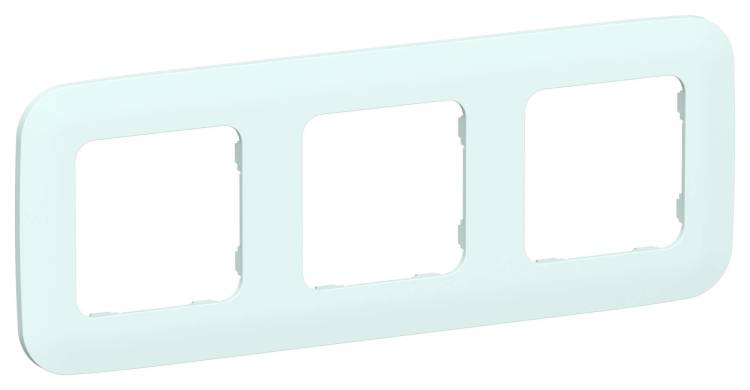 Рамка 3-постовая IEK Flite FI-M32-31-20-K94 холодный лед