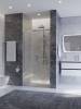 Душевая дверь в нишу Cezares PLANE-BF-1-100-C-CR профиль хром, стекло прозрачное, 100x195 фото 3