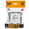 Розетка 1-местная IEK Brite BR-R10-10-K01 белый фото 7