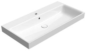 Раковина GSI Nubes 9623111 белый глянцевый, 100x50