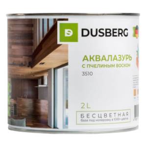 Аквалазурь с пчелиным воском Dusberg бесцветная 3510 2 л