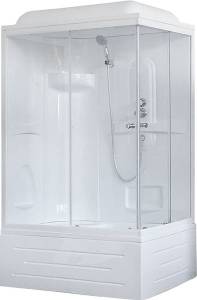 Душевая кабина Royal Bath BP RB8100BP1-T-L с высоким поддоном, с сиденьем