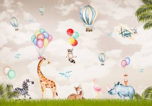 3D Фотообои Artegrafico «Яркое настроение» KID-105 акварель