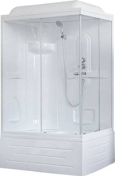 Душевая кабина Royal Bath BP RB8100BP1-T-L с высоким поддоном, с сиденьем