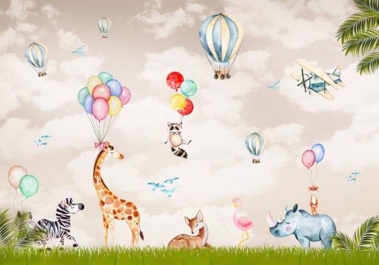 3D Фотообои Artegrafico «Яркое настроение» KID-105 акварель