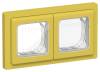 Рамка 2-постовая IEK Flite FI-M20-32-55-K44 желтый карри