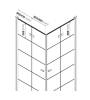 Душевое ограждение NEW TRENDY NEW SOLEO BLACK 80x80x195 D-0287A/D-0288A (черный) фото 4