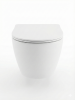 Унитаз подвесной Watersense Milana W01828 безободковый, сиденье микролифт фото 5