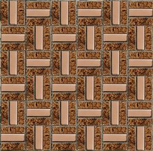 Мозаика NSmosaic Metal series MS-619 метал стекло (300x300)