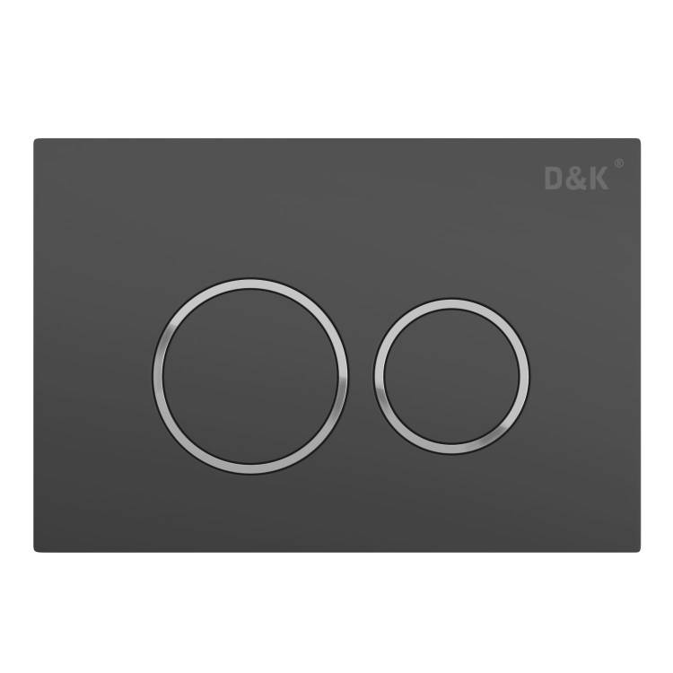 Кнопка смыва D&K Bayern DB1529006 графит