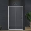 Душевая дверь в нишу Vincea Soft 2 VDS-3SO2130CL профиль хром, стекло прозрачное, 130x200