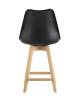 Набор из 4 полубарных стульев Stool Group Frankfurt Y815A-65CM black X4 черный фото 5