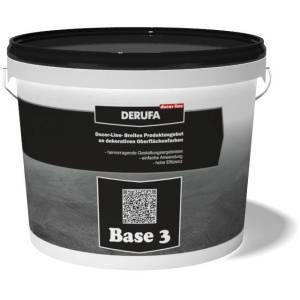 Декоративный грунт Derufa Base 3 под декоративные покрытия 9 л