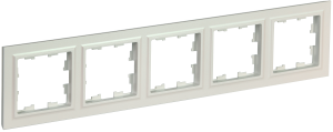 Рамка 5-постовая IEK Brite BR-M52-K36 жемчуг