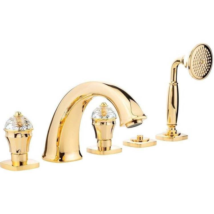 Смеситель Migliore Korona Crystal 27322 золотой