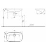 Раковина TOTO Neorest LW3717HY#XW 746x448x173 с переливом, белый фото 2