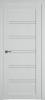 Межкомнатная дверь Владимирская Фабрика Дверей Emalex 28 Emalex Steel стекло White Cloud 600x2000