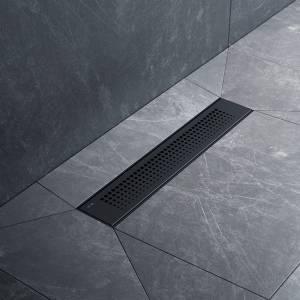 Душевой лоток Am.Pm PrimeFlow W02SC-P11-040-01BM универсальный затвор Cut Gradient 40см, черный матовый