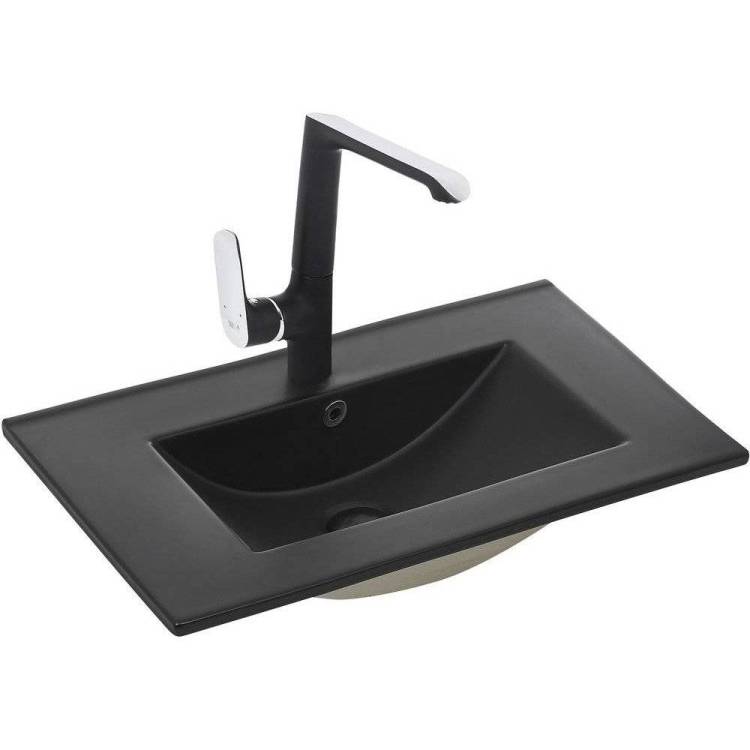 Раковина Weltwasser WW Deilbach 10000005563 7506-60 60 см, черная матовая