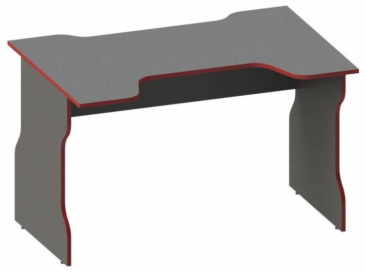 Стол компьютерный Гуд Лакк Вардиг S00531 антрацит/красный