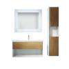 Мебель для ванной Sanvit Контур 90 белый глянец/манзония кофейная