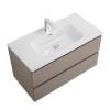 Тумба с раковиной BelBagno Kraft 100 Бежевый матовый, раковина BB1000ETL фото 3