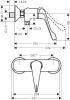 Смеситель для душа Hansgrohe Novus 71926000 фото 2