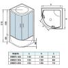 Душевая кабина WeltWasser WW500 Emmer 11055-2 10000004652 110x110x217 фото 14
