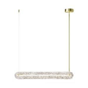 Большая подвесная люстра на штанге Maytoni Frostum MOD439PL-L20BSK