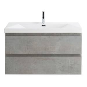 Тумба под раковину Cezares MOLVENO-90-2C-SO-BET Beton, 90x50x50
