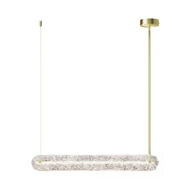 Большая подвесная люстра на штанге Maytoni Frostum MOD439PL-L20BSK