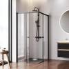 Душевой уголок Am.Pm X-Joy W94G-403-120290-BT1K профиль черный матовый, стекло прозрачное, 120x90x190 фото 3
