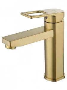 Смеситель для раковины Wonzon & Woghand WW-88139010-BG брашированное золото