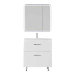 Мебель для ванной Style Line Каре 80 напольная, Люкс Plus, белая