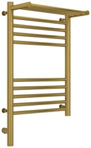 Полотенцесушитель электрический Сунержа Богема 3.0 051-5806-6040 с 1 полкой, Состаренная латунь, 60x40