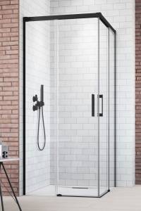 Душевая дверь Radaway Idea Black KDD 90 Left 387060-54-01L Черный, Прозрачное 90x200.5